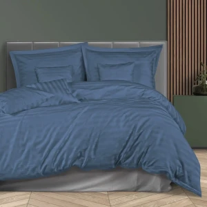Darymex Pościel Satyna Bambusowo-Bawełniana STRIPE CORNFLOWER 160x200