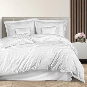 Darymex Pościel Satyna Bambusowo-Bawełniana STRIPE WHITE 160x200