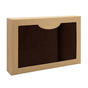 Darymex Komplet Ręczników BawełnIanych Solano Ciemny Brąz 50x90+70x140