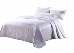 KLARA Pościel Bambusowa 200x220 100% Bambus Biała