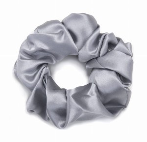 KLARA Gumka Do Włosów Jedwabna Szara 5cm