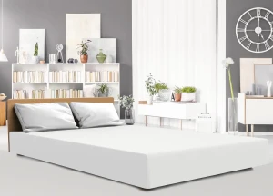 Darymex Prześcieradło Jersey Elastan Z Gumką BIAŁE 90x200x30