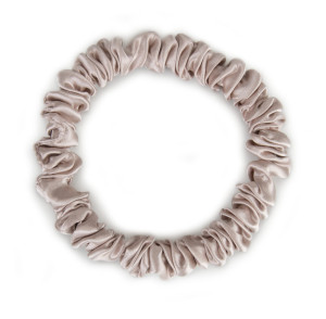 KLARA Gumka Do Włosów Jedwabna Różowa 1 cm