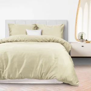 Darymex Pościel Satyna Bawełniana KREMOWA 140X200