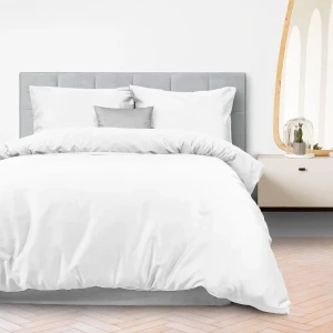 Darymex Pościel Satyna Bawełniana BIAŁA 140X200