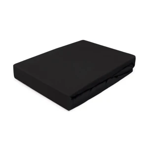 Darymex Prześcieradło Jersey Z Gumką Czarne 120x200