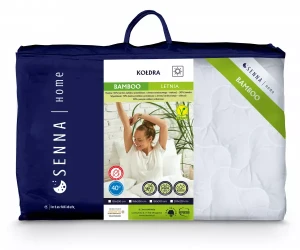 Inter Widex Kołdra BAMBOO Biała Letnia 135x200 550g