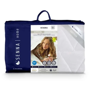 INTER WIDEX Kołdra COTTON Biała 135×200 950g
