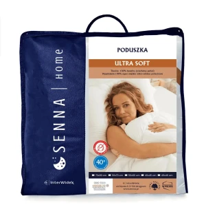 INTER WIDEX Poduszka ULTRA SOFT Biała 40×40 300g