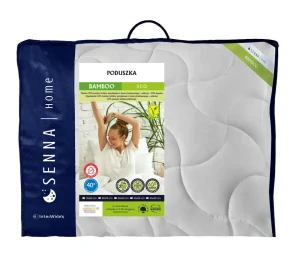 INTER WIDEX Poduszka BAMBOO Biała 70x80 1.200g