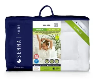 INTER WIDEX Kołdra BAMBOO Biała 155x200 1.100g