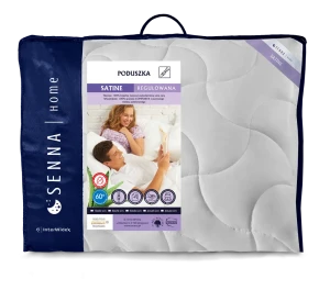 INTER WIDEX Poduszka SATINE Biała 70x80 1.200g