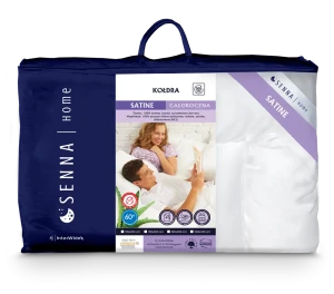 INTER WIDEX Kołdra SATINE Biała 135x200 950g