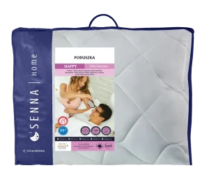 INTER WIDEX Poduszka pikowana HAPPY Biała 70x80 1.000g