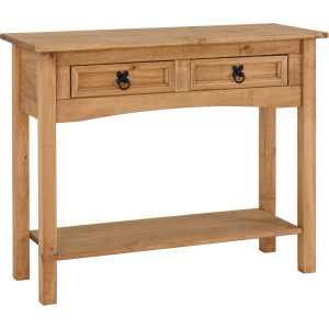 corona, console, table, shelf, pine