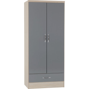 nevada, wardrobe, white, gloss
