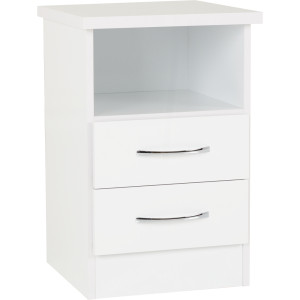 nevada, bedside, white, gloss