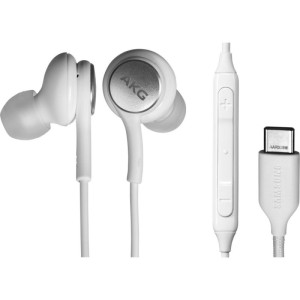 SAMSUNG Oryginalne słuchawki AKG IC100BW USB-C Biały (bulk EU)