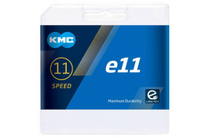 Chaîne KMC e11 11V 138 Maillons Argent