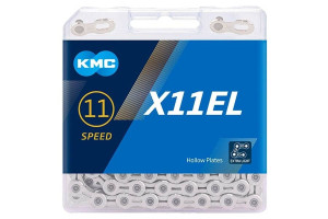 Chaîne KMC X11EL 11V 118 Maillons Argent