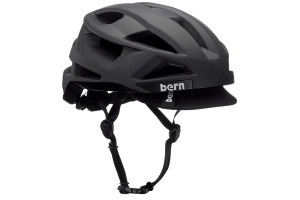 Casque Bern FL-1 Pave Noir Mat avec visière