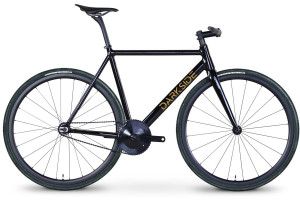 Vélo de piste Darkside Mannheim Cross FB AL Noir Brillant