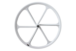 Roue Avant Fixie Teny Rim Six Rayons Blanc