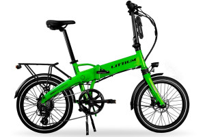 Vélo électrique pliant Littium Ibiza Rainbow Vert