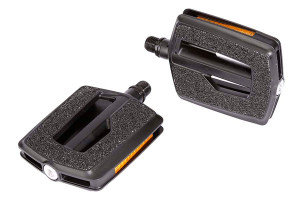 Pédales Ergotec 831 Avec réflecteurs Noir