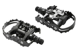 Pédales Mixtes Massi M604 SPD/Normal Noir