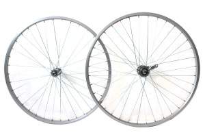 Gurpil Paire de Roues Rétropédalage Cyber 10 - 26" (ETRTO 590x19) Argent