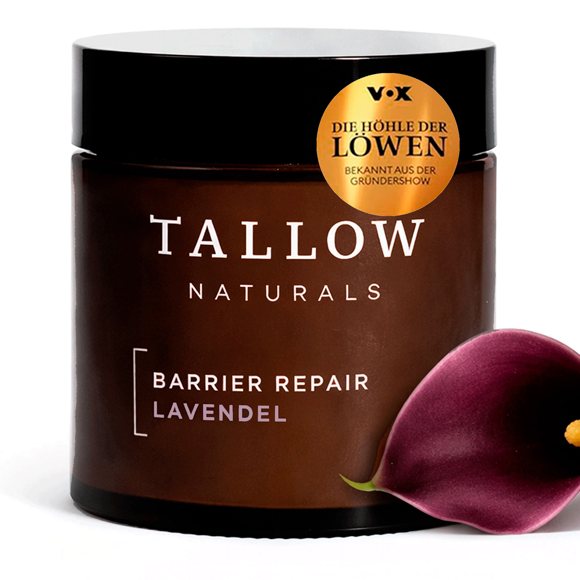 Tallow Creme – Barrier Repair Lavendel 120ml | Bio-Rindertalg Creme | Beef Tallow | Natürliche Pflege | Tallow Naturals