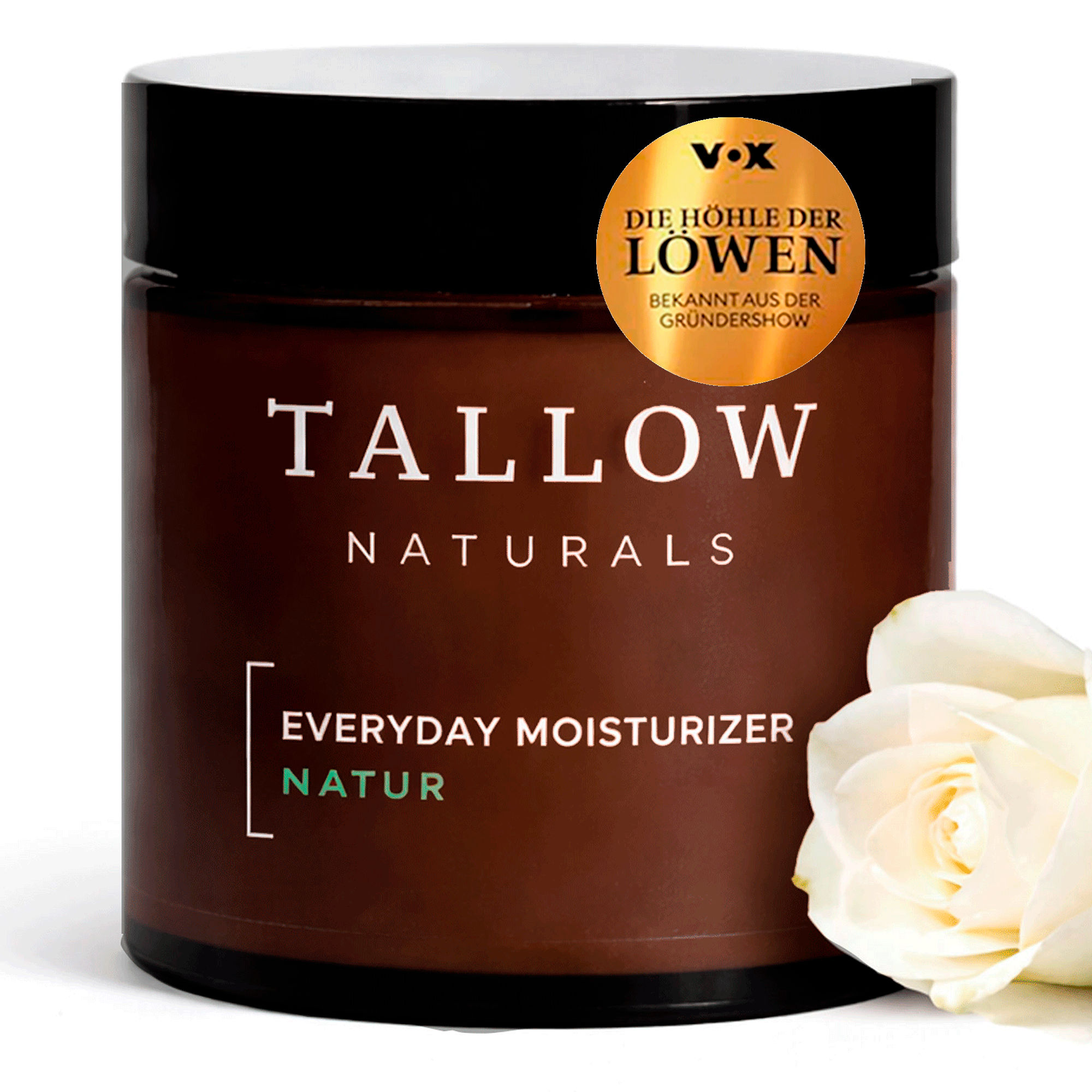 Tallow Creme – Everyday Moisturizer Natur 120ml | Natürliche Feuchtigkeitspflege | Regeneration & Schutz bei beschädigter Haut | Bio-Rindertalg Creme | Beef Tallow | Natürliche Pflege | Tallo