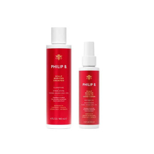 Philip B, Philip B Scalp Booster Philip B Scalp Booster Shampoo 180ml + Leave-In Conditioner 125ml