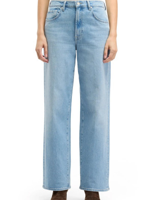 7 For All Mankind Stovepipe Straight Seabreeze - Blue - 26 x 32
