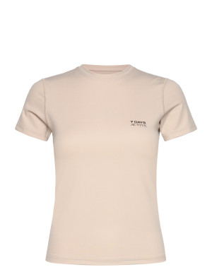 7 DAYS Active Womens Short Sleeve Training Tee   M Beige M