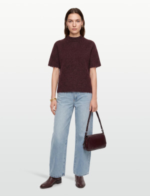 A-View Dinea Knit Pullover - Burgundy - XL