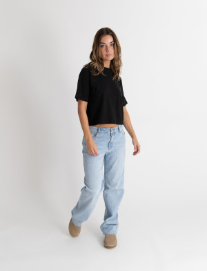ABRAND 99 Low Baggy Gina Rcy Light Vintage Blue - Blue - 28