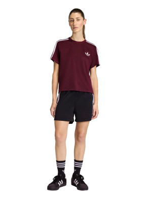 adidas Originals Firebird Tee - Burgundy - XXL
