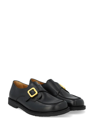 ANGULUS Shoes - Flat - With Buckle - Black - 36