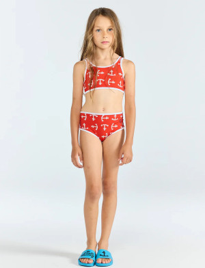 THE ANIMALS OBSERVATORY Triton Kid Bikini Red - Red - 104