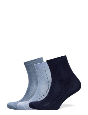 Becksöndergaard Solid Drake Sock 3 Pack - Blue - 37-39