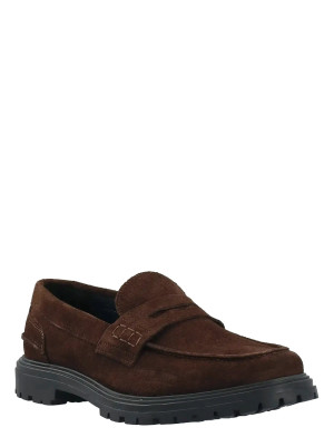 Bianco Bialoui Penny Loafer Oily Suede - Brown - 45