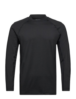 Björn Borg Borg Mock Neck Ls T-Shirt   S Black S