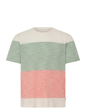 Blend Bhkeith Block S/S Tee   L Coral L
