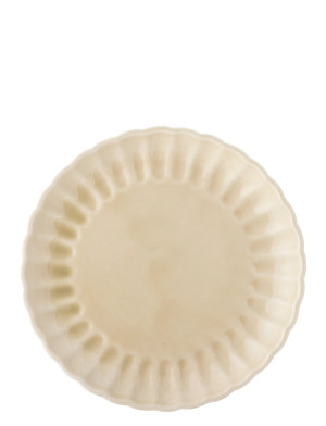 Bloomingville Latina Plate   Ø 20 CM Cream Ø 20 CM