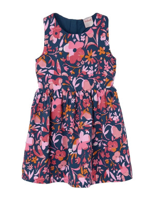 Boboli Satin Dress Floral For Girl -Bci - Multi/patterned - 122