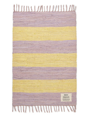 Bongusta Chindi Rug 60 X 90 Cm - Purple - 60X90CM Purple 60X90CM