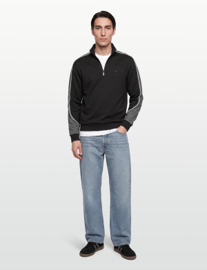 Boss Tracksuit 1/4 Jacket - Black - S
