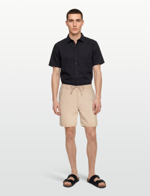 Boss H-Kane1-Rds-Shorts - Beige - 29